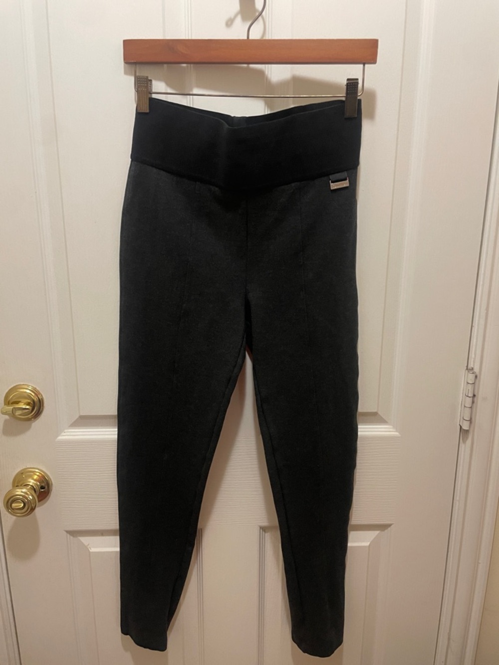 Calvin Klein Black Ponte Leggings